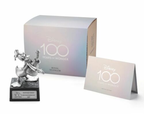 Royal Selangor Donald Duck 1937 Celebrating 100 Years Of Disney Pewter Statue Figurine Gift Idea  