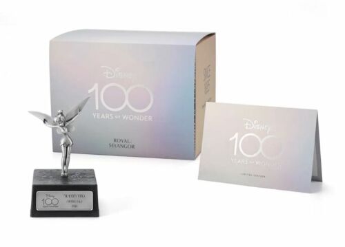 Royal Selangor Tinker Bell Peter Pan 1953 Celebrating 100 Years Of Disney Pewter Statue Figurine Gift Idea  