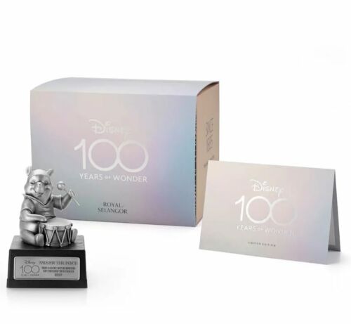 Royal Selangor Winnie The Pooh 1977 Celebrating 100 Years Of Disney Pewter Statue Figurine Gift Idea  