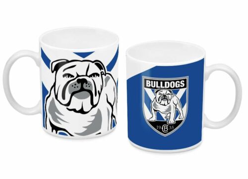 Canterbury Bulldogs NRL Large Team Logo Ceramic Coffee Mug