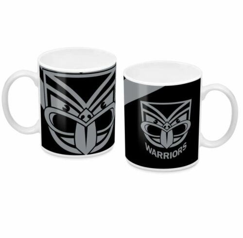 New Zealand Warriors NRL Large Team Logo Ceramic Coffee Mug