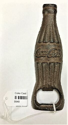 Coca Cola Coke Cast Iron Bottle Opener