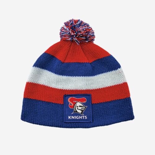 Newcastle Knights NRL Football New Stripe Baby Beanie Toddler Hat