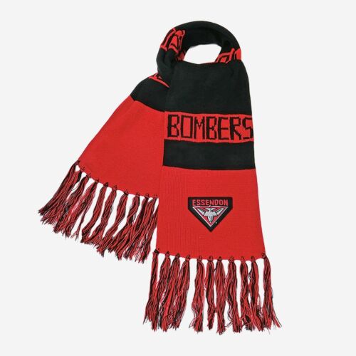 Essendon Bombers AFL Football Cloth Patch Scarf