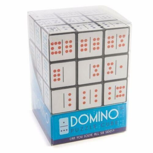 Large Domino Puzzle Cube with 2 Fun Challenges Novelty Gift Idea