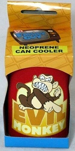 Family Guy Evil Monkey Beer Can Cooler TV Show Collectable