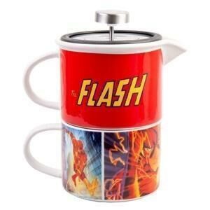 Justice League The Flash Coffee For One Mug & Pot Superhero DC Comics