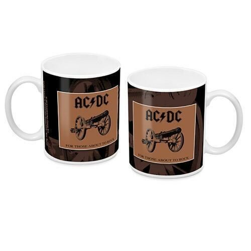 ACDC For Those About to Rock Album Design 330mL Ceramic Coffee Tea Mug Cup