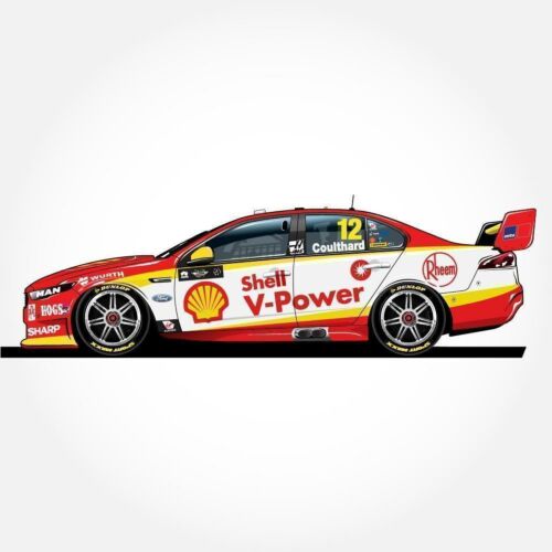 PRE ORDER -  2018 Virgin Australia Supercars Championship Season #12 Fabian Coulthard Shell V-Power Ford FGX Falcon 1:18 Scale Model Car (FULL PRICE - $199.99)