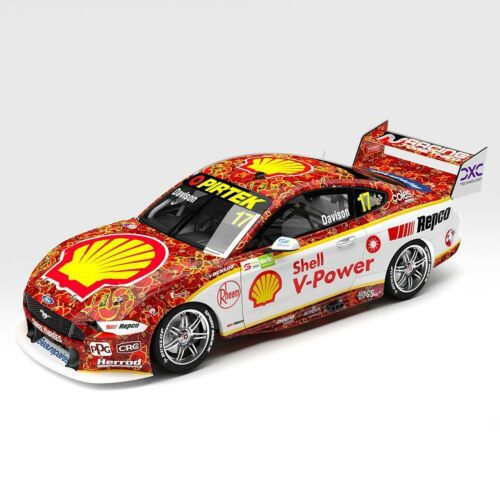 2021 Merlin Darwin Triple Crown Indigenous Livery #17 Will Davison Shell V-Power Racing Team Ford Mustang GT 1:43 Scale Model Car