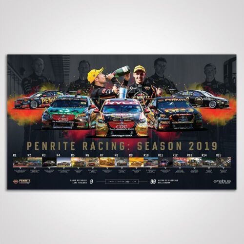 Penrite Racing Team 2019 Season Limited Edition Illustrated Print Rolled Poster