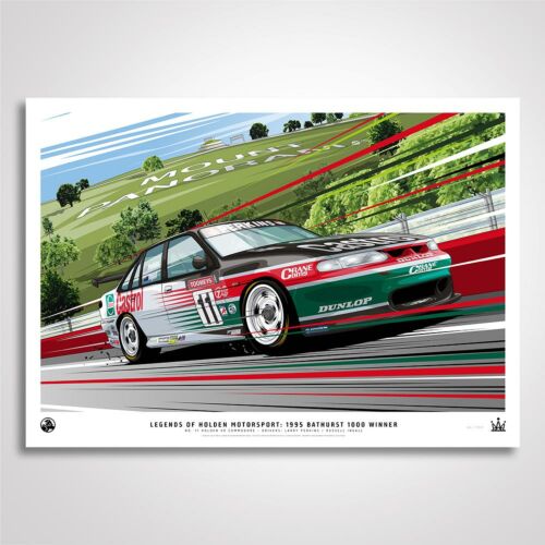 Legends of Holden Motorsport: 1995 Bathurst 1000 Winner Limited Edition Print Rolled Poster