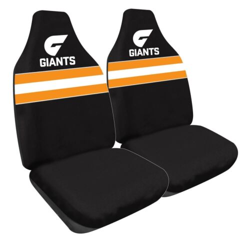 Greater Western Sydney GWS Giants AFL 2 Front Car Seat Covers