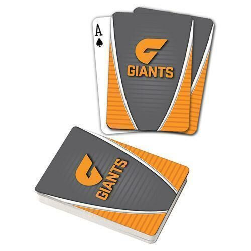 Greater Western Sydney GWS Giants AFL Team Logo Full Deck Set of Playing Cards Poker