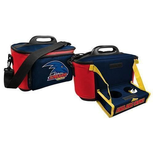 Adelaide Crows AFL Large Insulated Lunch Cooler Bag With Tray