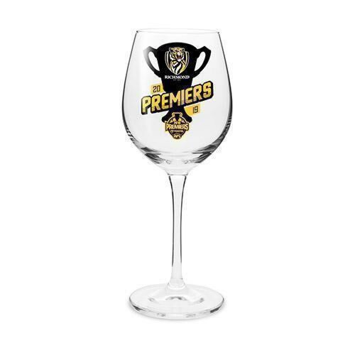 Richmond Tigers 2019 AFL Premiers Wine Glass 