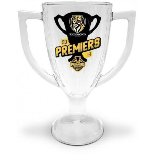 Richmond Tigers 2019 AFL Premiers Premiership 400ml Trophy Glass 