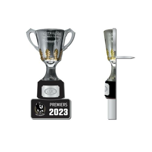 Collingwood Magpies 2023 AFL Premiers Trophy Lapel Pin Badge