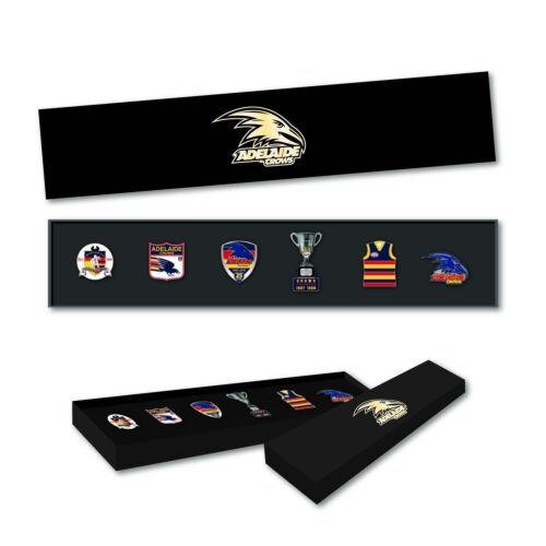 Adelaide Crows AFL Team Set Of 6 Pin Collection Set In Presentation Box