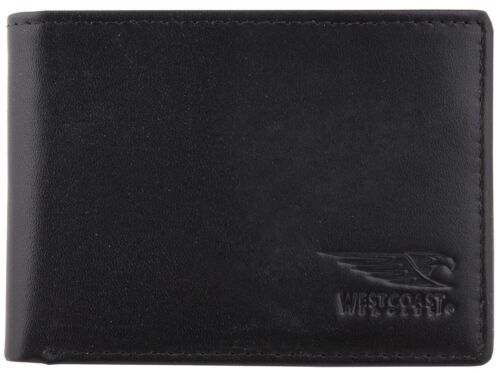 West Coast Eagles AFL Team Logo Black Leather Mens Wallet Boxed Great gift Idea
