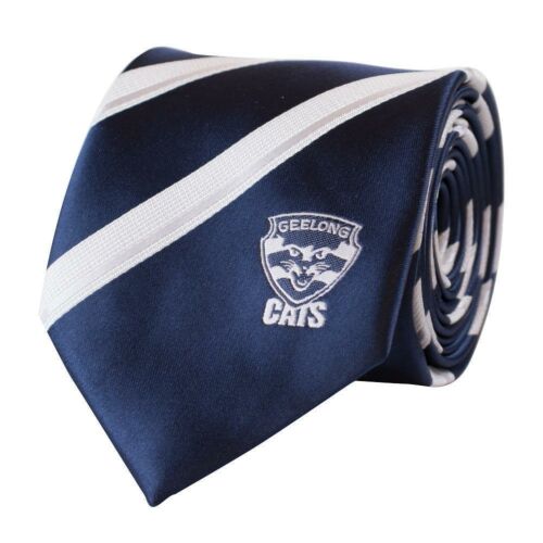 Geelong Cats Neck Dress Tie Mens AFL Logo Mens