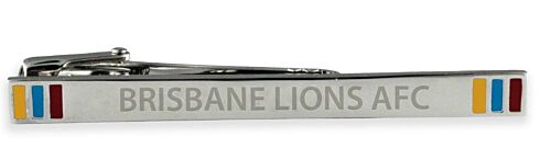 Brisbane Lions AFL Dress Tie Clip / Tie Bar Gift Boxed