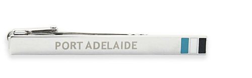 Port Adelaide Power AFL Dress Tie Clip / Tie Bar Gift Boxed