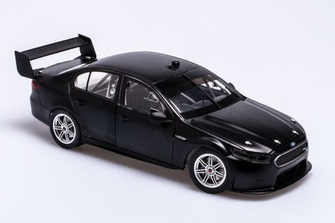 Ford FGX Falcon Supercar Satin Black Plain Body 1:43 Die Cast Scale Model Car