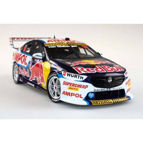 2022 Perth Supernight Race 10 Winner 600th Holden Race Win Van Gisbergen #97 Red Bull Ampol Racing Holden ZB Commodore 1:12 Scale Model Car