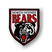 North Sydney Bears NRL Team Heritage Logo Collectable Lapel Hat Tie Pin Badge 