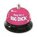 Ring for A Big Dick Pink Counter Bell Adult Novelty Gag Gift Valentines Day 