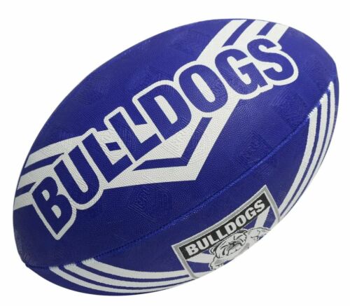 Canterbury Bulldogs NRL Logo Kids Mini Size 11 inch Football Foot Ball Footy