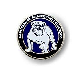 Canterbury Bulldogs NRL Team Heritage Logo Collectable Lapel Hat Tie Pin Badge 