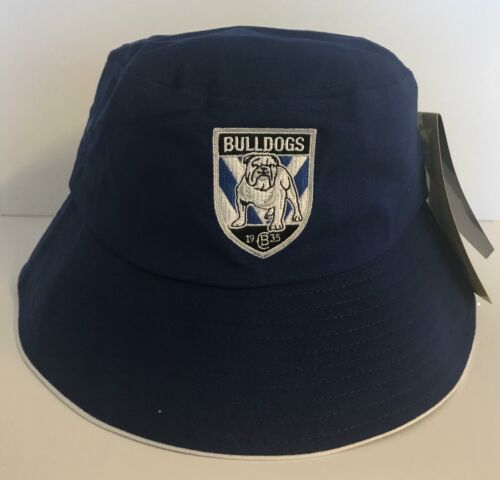 Canterbury Bulldogs NRL Team One Size Fits Most Adult Club Bucket Hat 