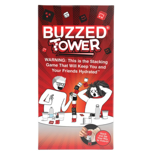 Buzzed Tower The Drinking Stacking Tower Game Party Adult Games