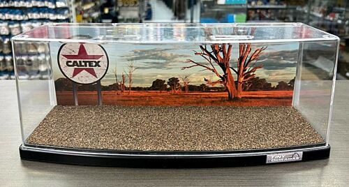 Caltex Outback Tiny Dioramas Slimline 1:18 Scale Display Case For Model Car