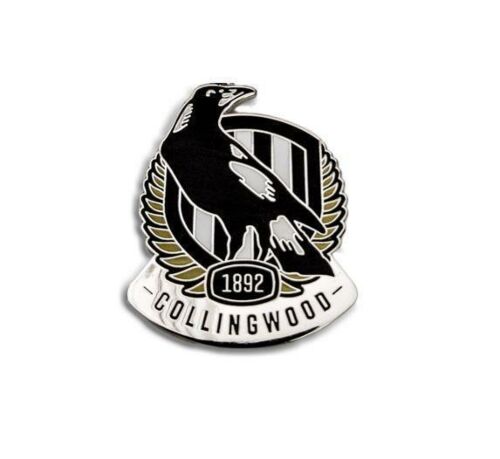 Collingwood Magpies AFL Team Logo Metal Pin Badge