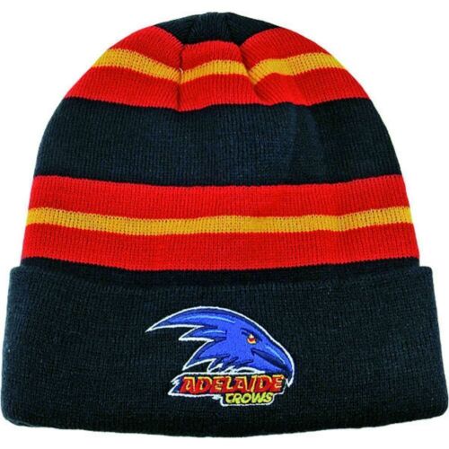 Adelaide Crows AFL Team Wozza Acrylic Knit Beanie Winter Hat