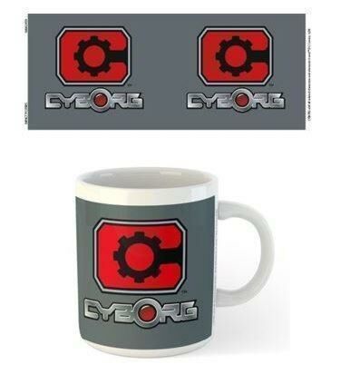 DC Comics Cyborg Logo Design Ceramic 300ml Coffee Tea Mug Cup