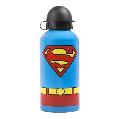 Superman Costume 500ml Aluminum Drink Bottle Superhero DC Comics 