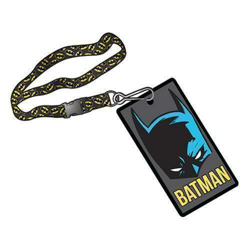 Batman Bat Man DC Comics Superhero Lanyard With Card Pocket
