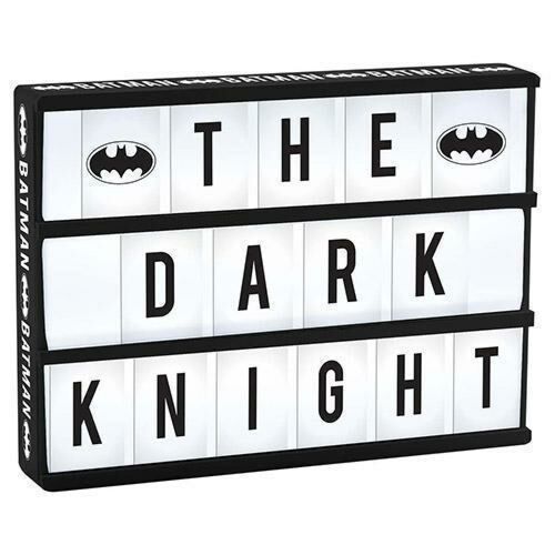 Batman Light Up Box With 85 Letters & Batman Symbols DC Comics Superhero 