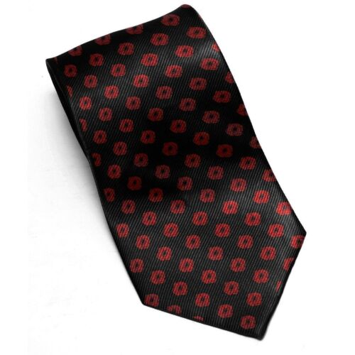 Poppy Recollections ANZAC Day Neck Dress Polyester Tie 