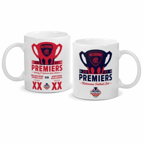 Melbourne Demons 2021 AFL Premiers Ceramic Coffee Mug Tea Cup