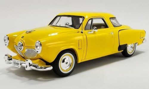 1951 Yellow Studebaker Champion 1:18 Scale Model Car