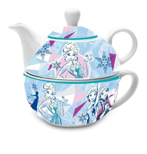 Disney Frozen Elsa and Anna Design Tea For One Teapot & Cup Set