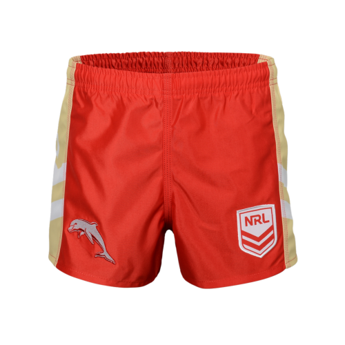 Dolphins NRL Team Tidwell Mens Adult Home Supporter Shorts