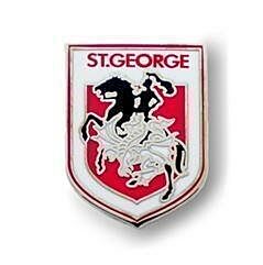 St George Dragons NRL Team Heritage Logo Collectable Lapel Hat Tie Pin Badge 