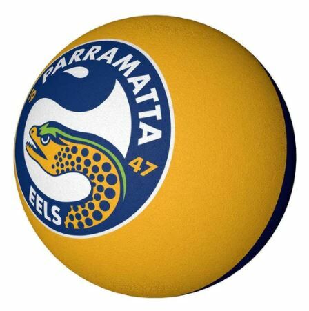 Parramatta Eels NRL Team Logo Coloured High Bounce Ball Handball