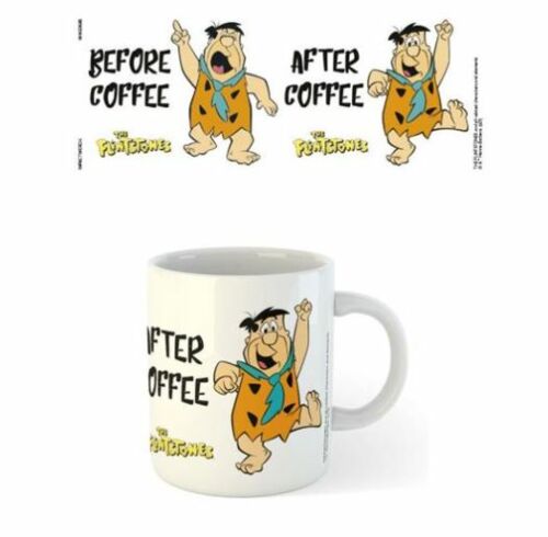 The Flintstones Fred Flintstone Before And After Coffee Design Ceramic 300ml Coffee Tea Mug Cup